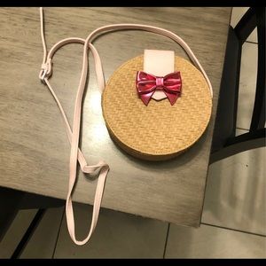 Juicy Couture Round Straw Purse